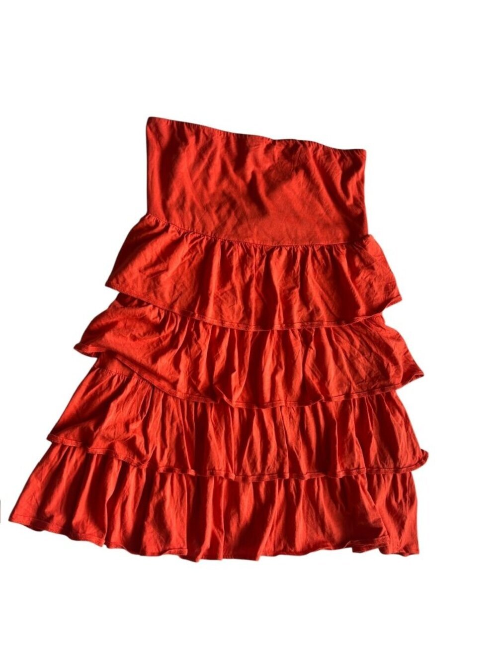 Old Navy Women's Strapless Ruffled Layers Tiered Dress